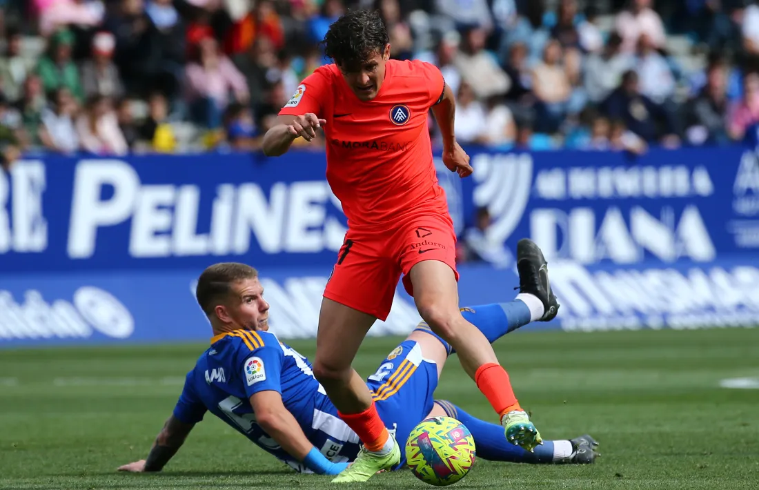 Rubén Bover, en el gol contra la ‘Ponfe’.