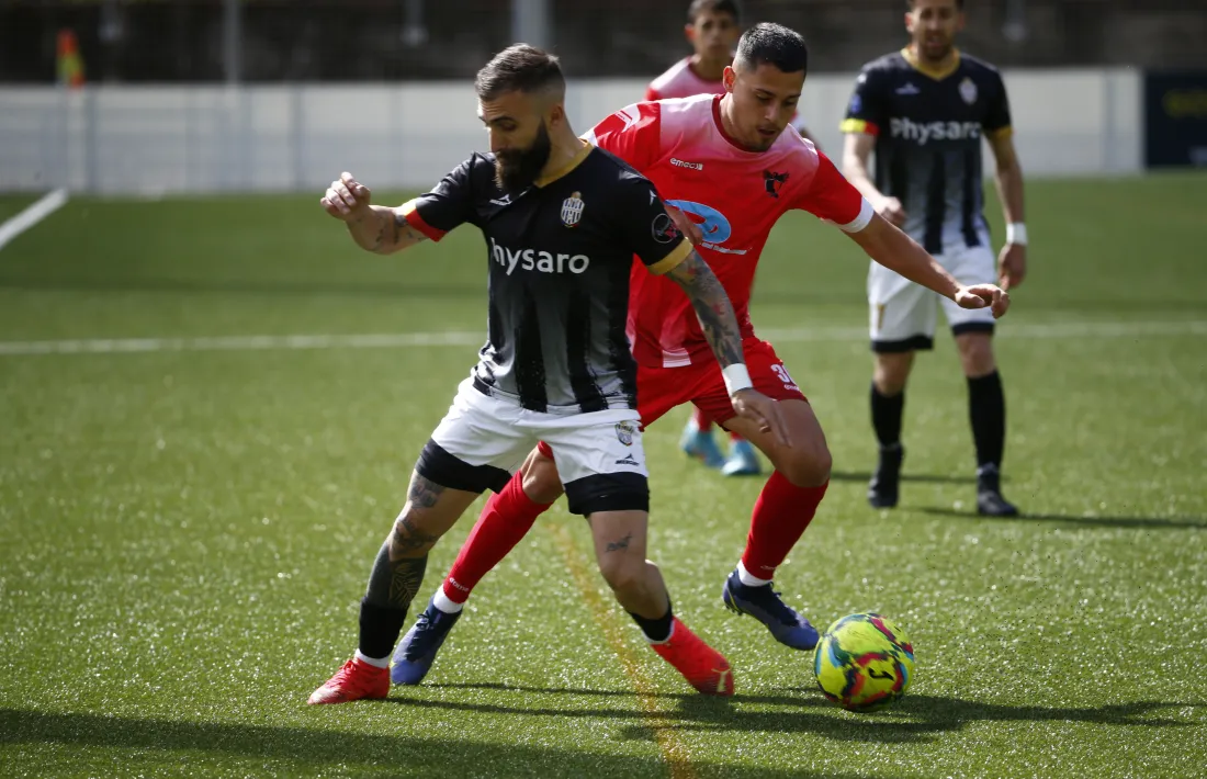 Jordi Rubio, un dels internacionals de la UE Engordany, en l’últim partit contra el Penya Encarnada.