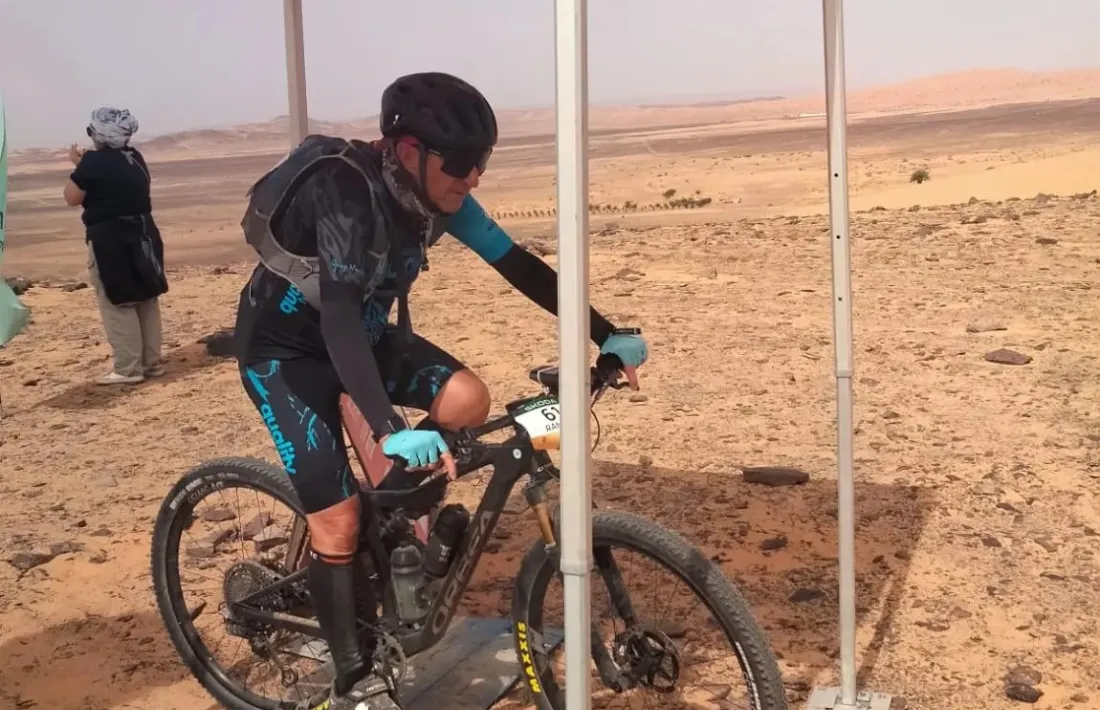 Ramon Aranda, a la cinquena etapa.