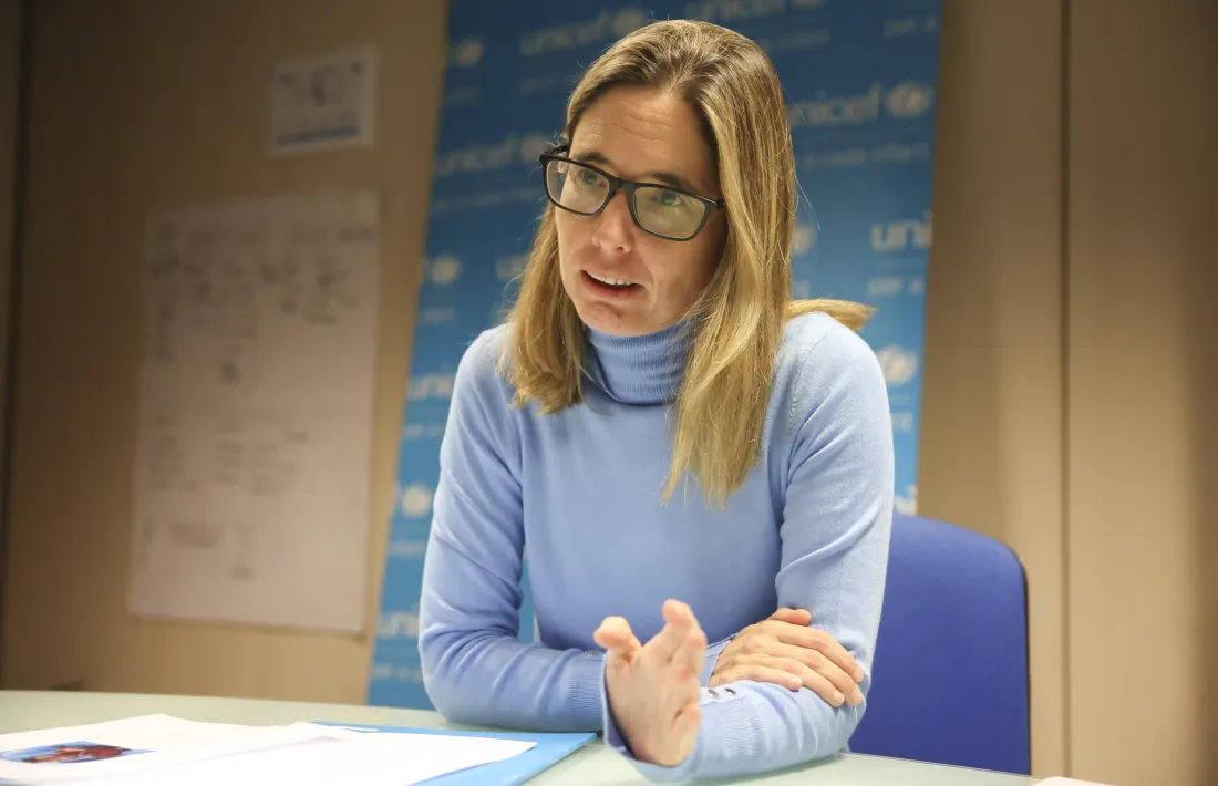 La presidenta d'Unicef Andorra, Marianela Vila.