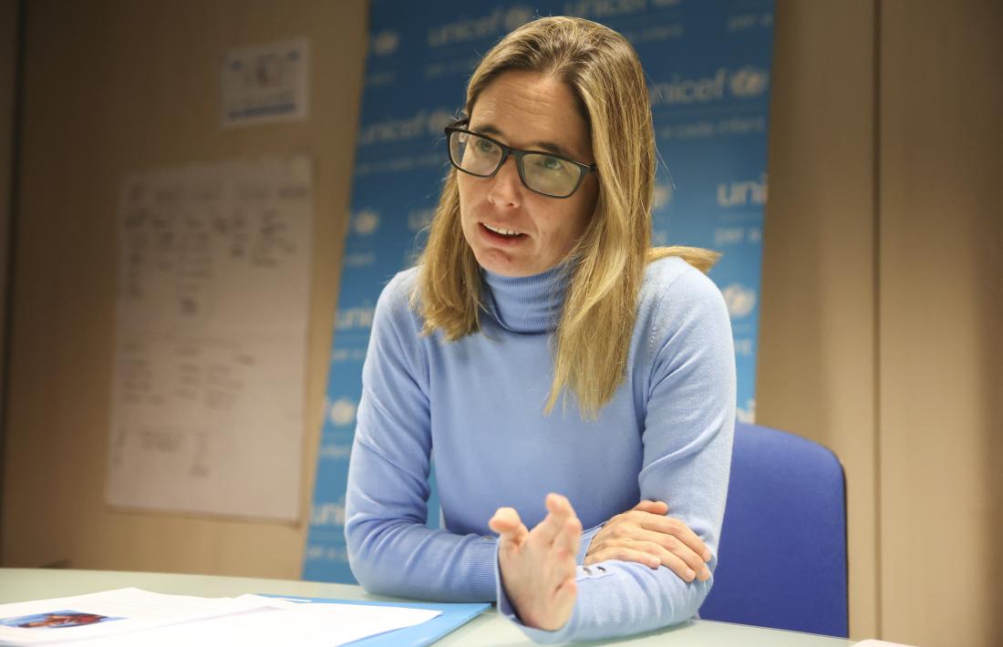 La presidenta d'Unicef Andorra, Marianela Vila.