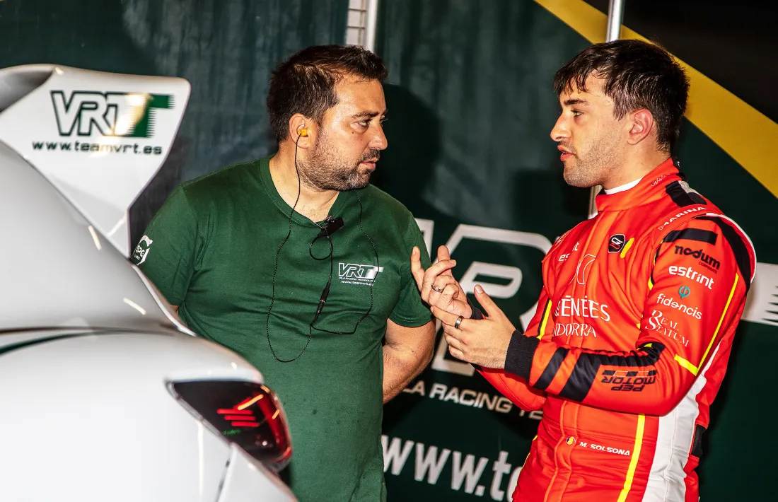 Marc Solsona va tenir bones sensacions en un test al Circuit Barcelona-Catalunya.