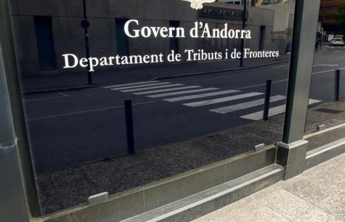 Vista del departament de Tributs i Fronteres del Govern.