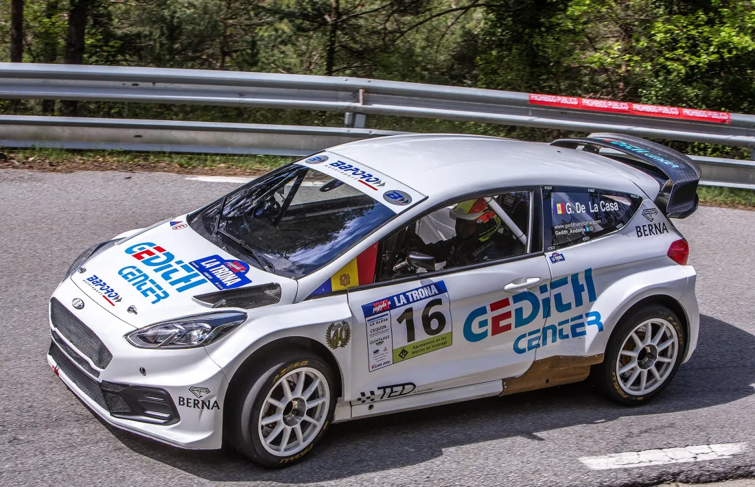 Gerard de la Casa va tornar a fer podi i va ser segon en Turismes a la Pujada a la Trona.