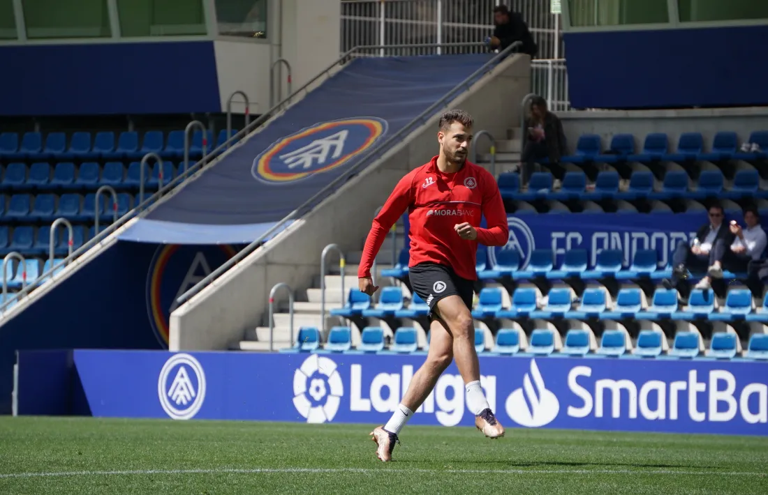 Sinan Bakis, amb l’FC Andorra.