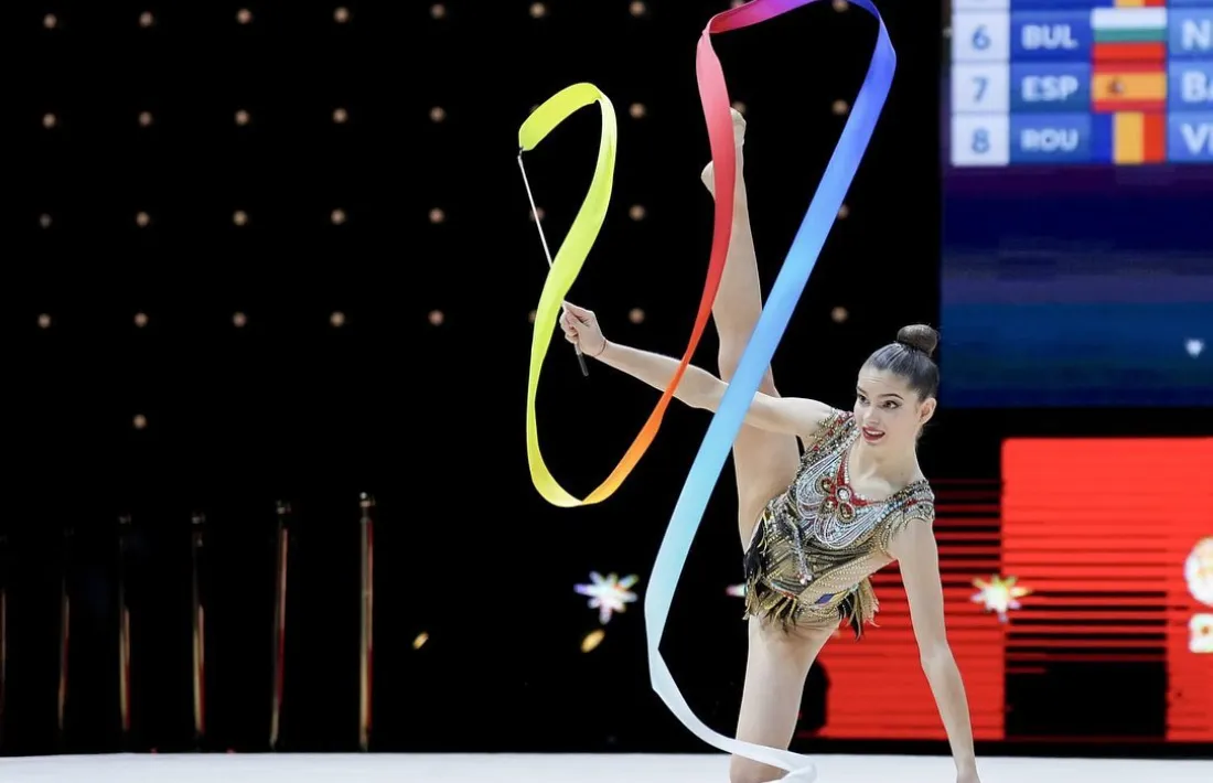 Berta Miquel, al Campionat d’Europa.