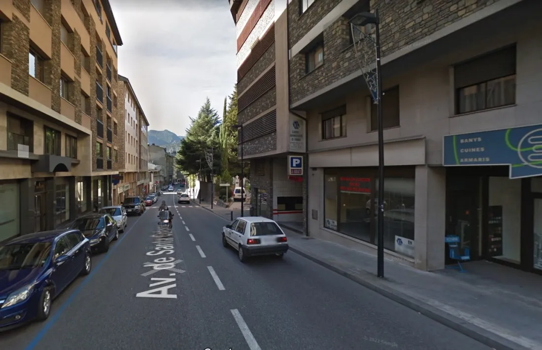 Foto de la zona on ha tingut lloc l'accident.