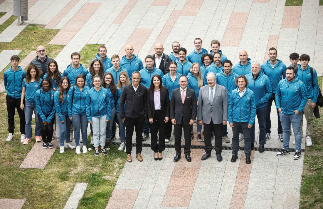 La delegació dels Jocs Petits Estats a Malta, que comencen dilluns, van ser rebuts pel cap de Govern, Xavier Espot i van fer-se una foto de família.