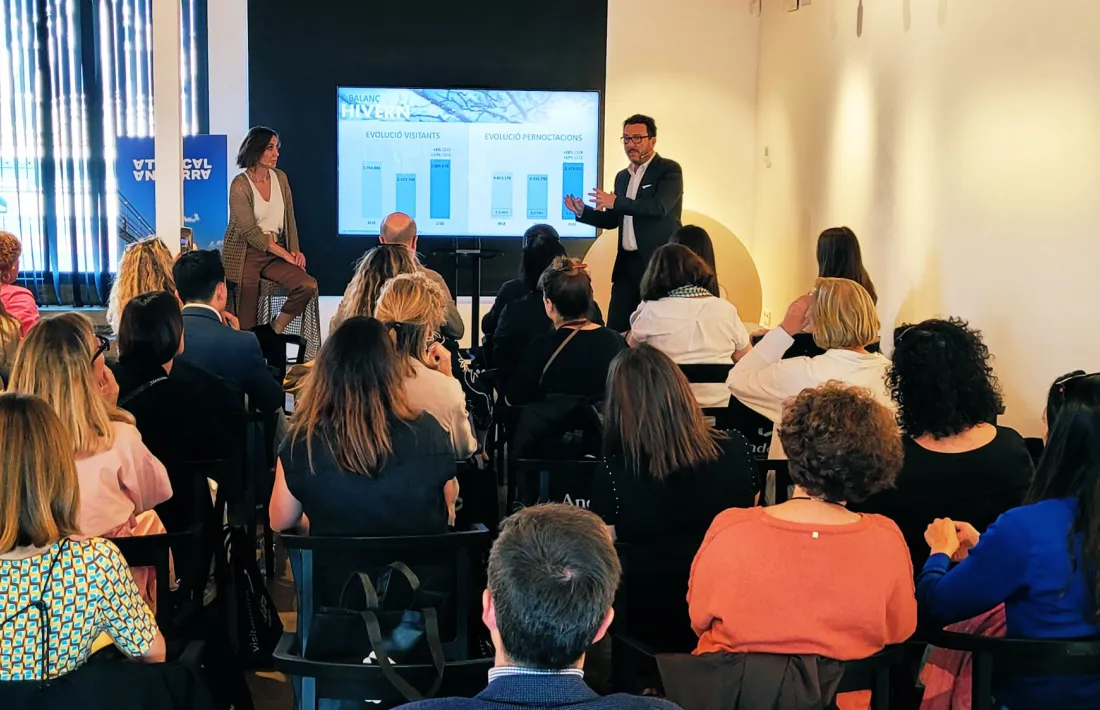 Budzaku durant la presentació de la temporada d’estiu a Barcelona.