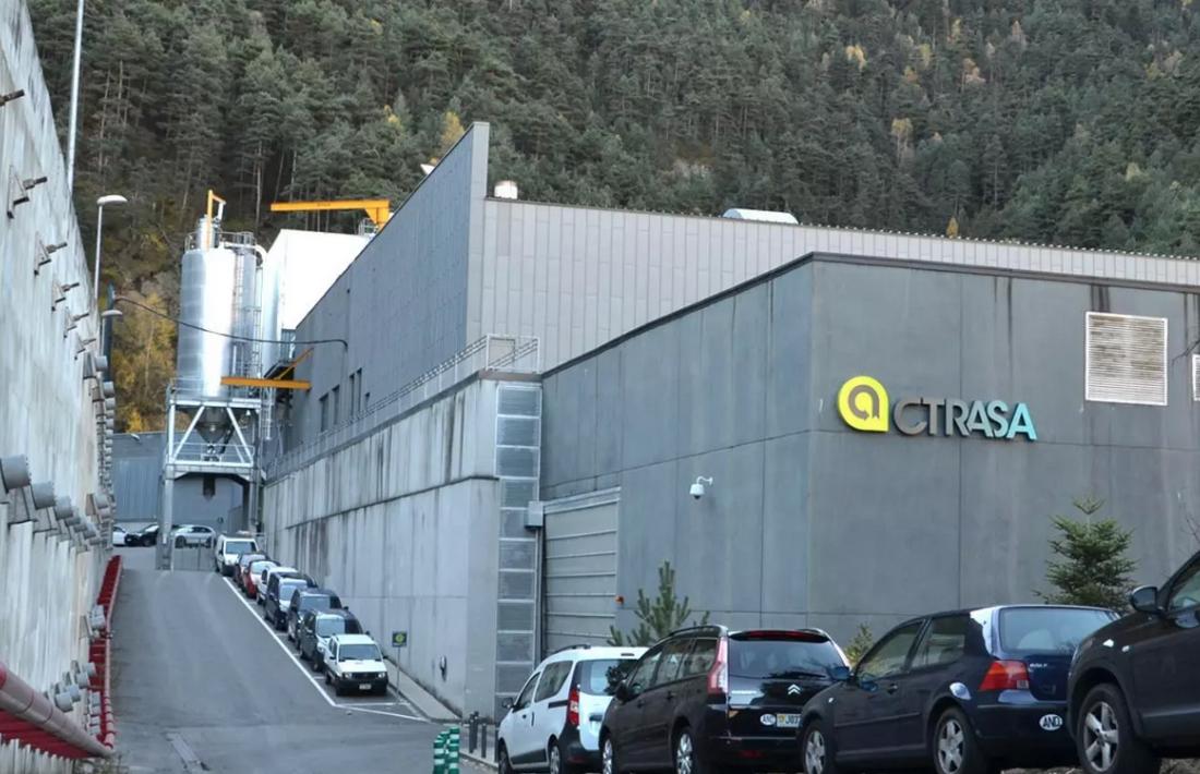 La planta de tractament de residus de la Comella.