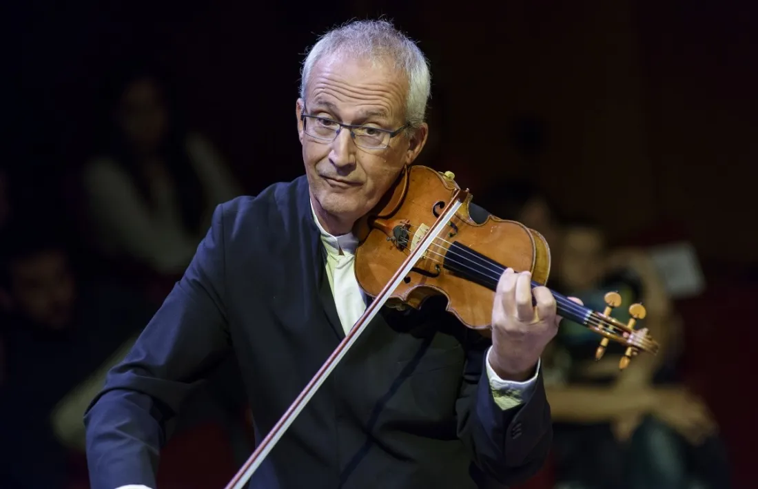 Gerard Claret va dirigir el seu últim concert amb l’ONCA el març del 2020 al Palau de la Música.