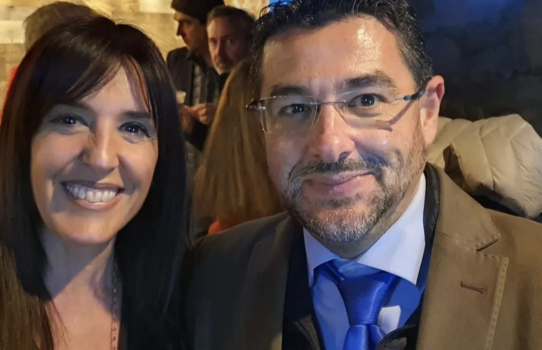 Marta Ambor i Miguel Ángel Rodríguez.