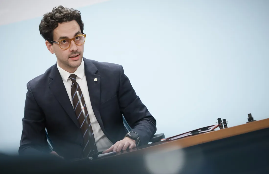 El portaveu de l’executiu, Guillem Casal, en la compareixença posterior al consell de ministres d’avui.