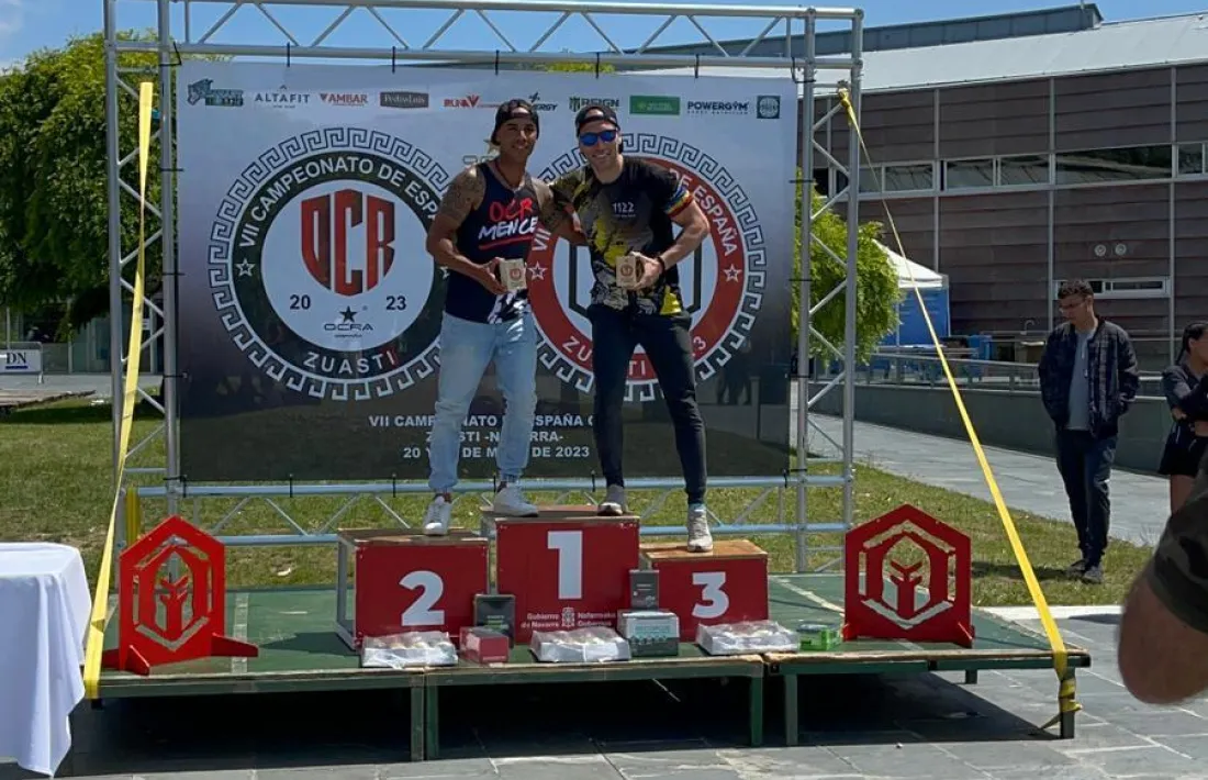 Jürgen Espejo, podi a Zuasti.