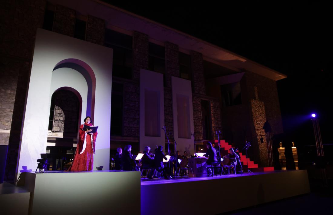 Assaig general del ‘Stabat Mater’ a la plaça del Consell, un dels espais habilitats com a escenari del ClàssicAND.