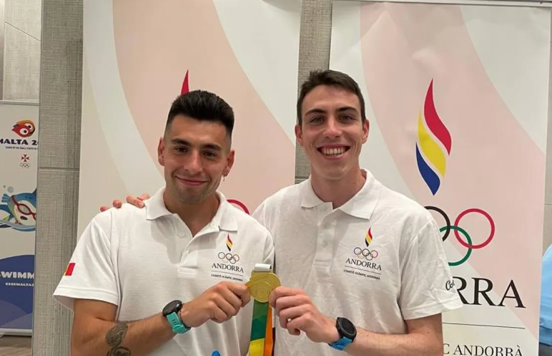 Nahuel Carabaña i Pol Moya van guanyar els dos ors de la jornada d'ahir.