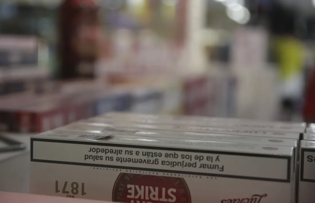 Paquets de tabac en un establiment del país.