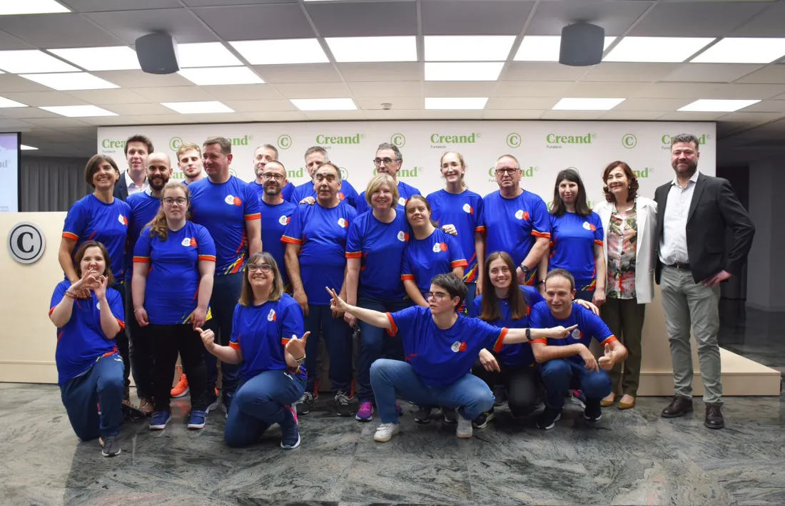 La delegació andorrana als Jocs Mundials Special Olympics, a Creand.