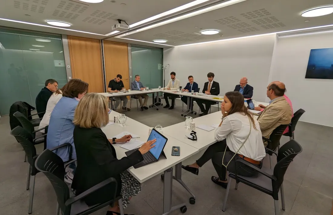 Un moment de la constitució de les nou comissions legislatives.