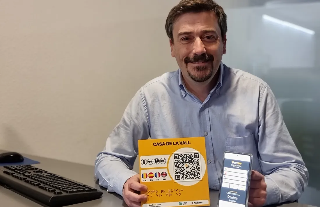 El soci-fundador de l'aplicatiu Parl'App, Quim Barceló.