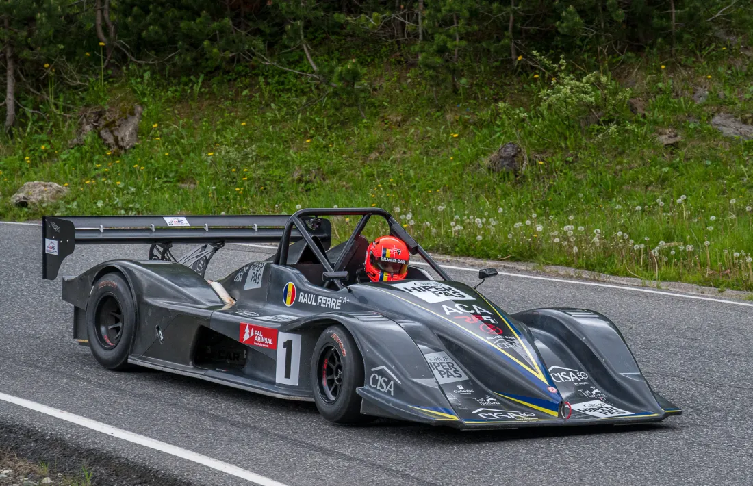 Raül Ferré, amb el patrocini d’Immobiliària CISA, va tornar a guanyar en la categoria absoluta de la Pujada Arinsal-Andorra.