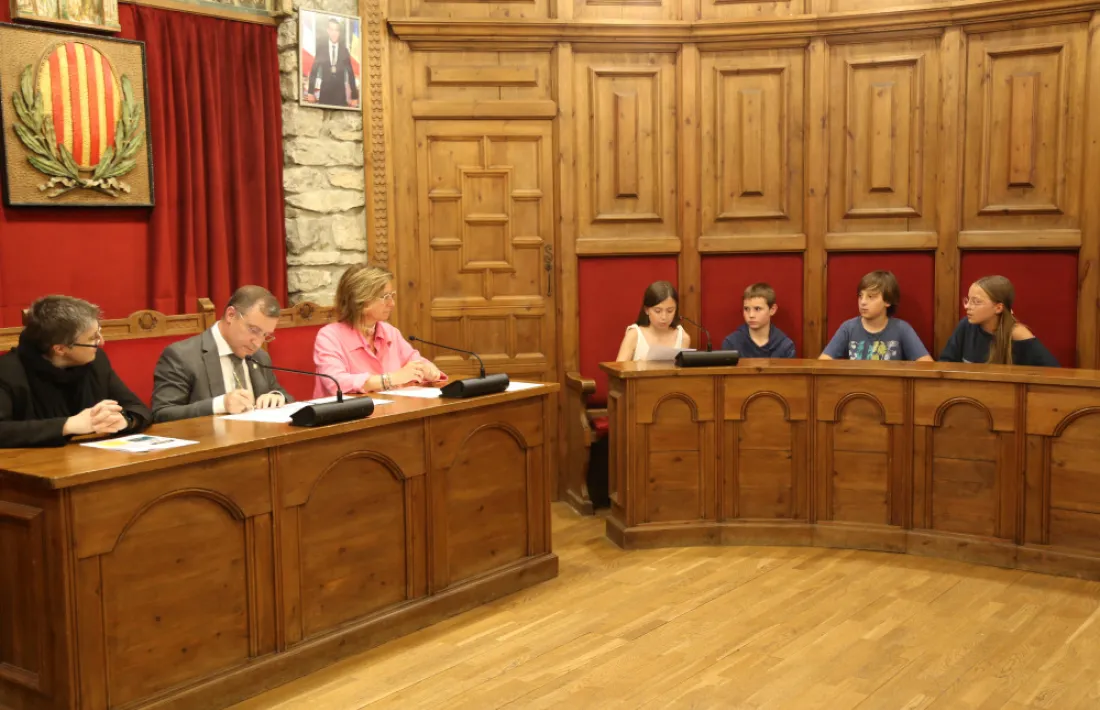 Un instant de la sessió del Consell d’Infats celebrat a Sant Julià de Lòria.