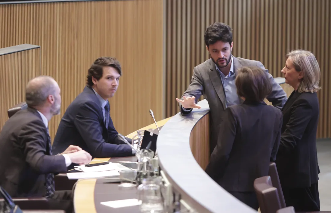 El Grup Parlamentari de Concòrdia, que presideix Cerni Escalé.