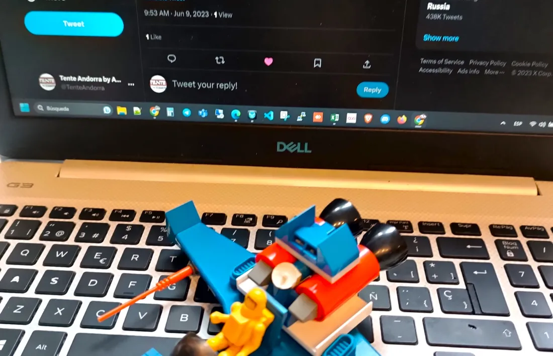 L'AstroJet, un altre kit vintage que ha pogut reconstruir gràcies a les instruccions del compte ReffTENTE de Twitter.