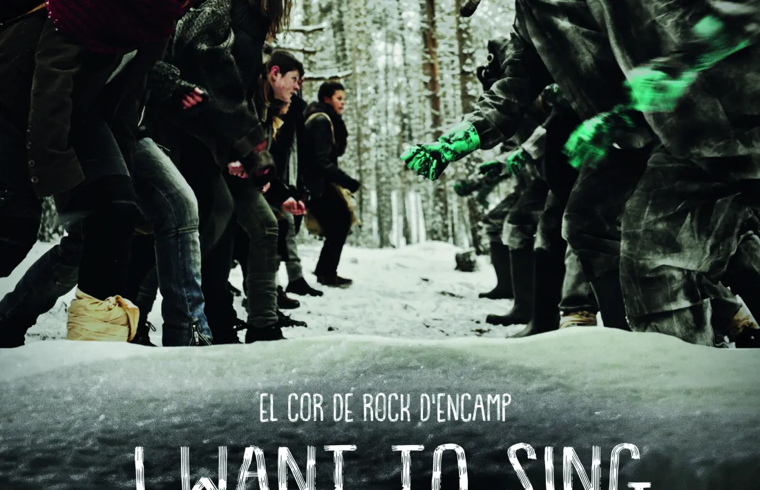 El cartell oficial del videclip 'I want to sing'.