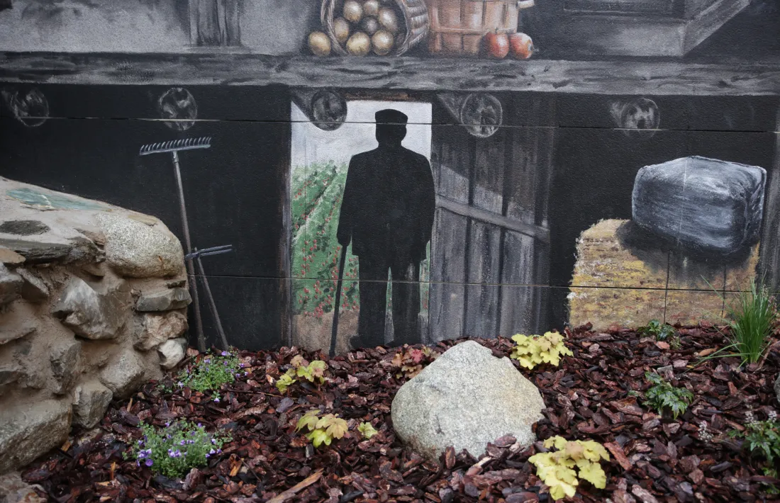 A la planta baixa hi ha el padrí Colltort, el rebost i la cort.