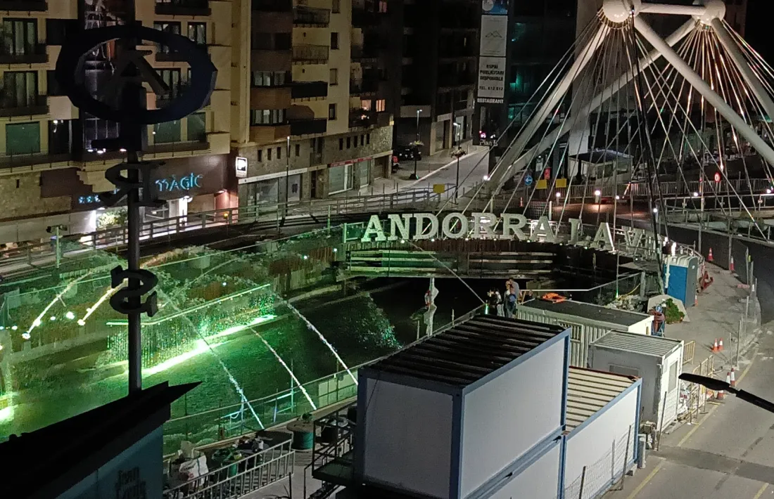 Proves a les fonts de colors ahir a la nit.