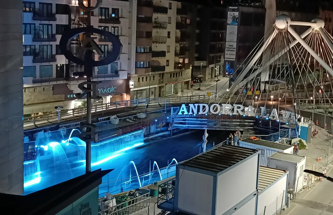 Proves a les fonts de colors ahir a la nit.