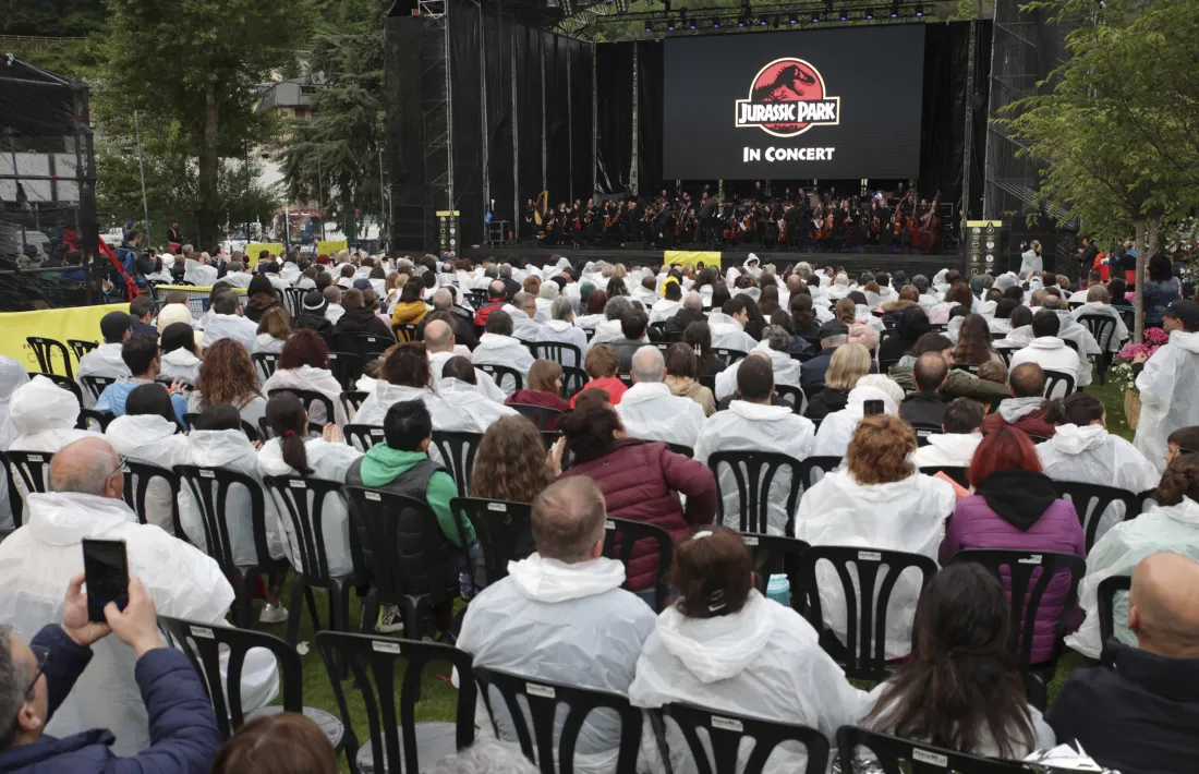 ‘Jurassic Park’ va ser de llarg l’espectacle més seguit, amb mig miler d’espectadors del total de 1.800 que van desfilar pel ClàssicAND.