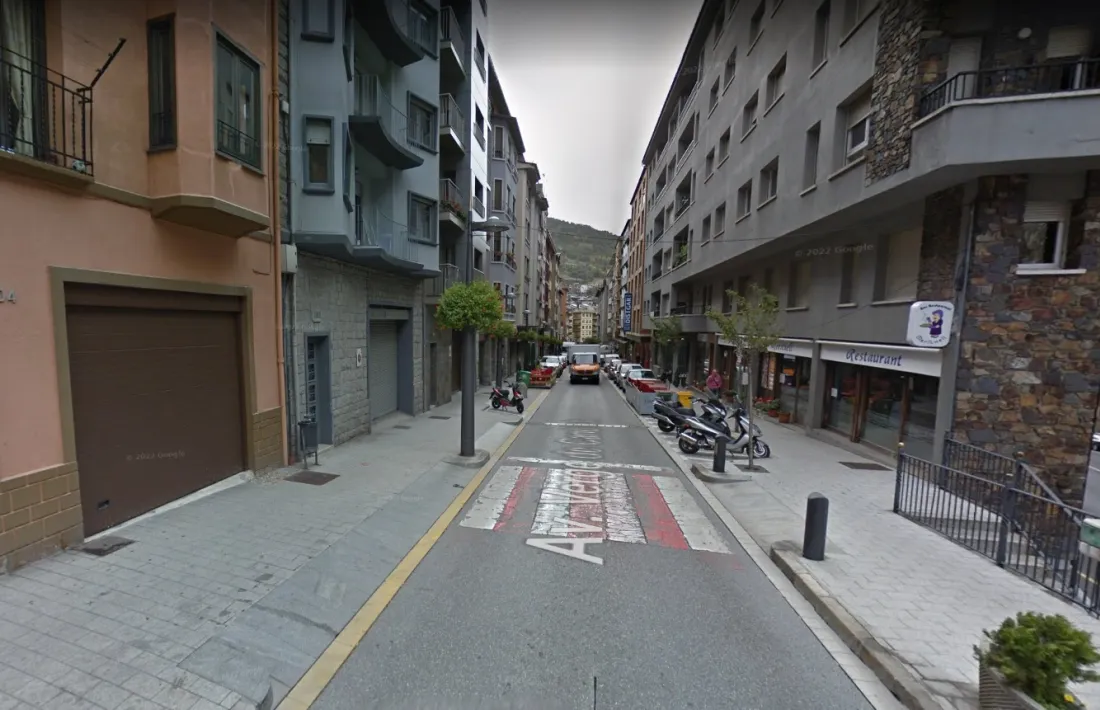 Punt de l'avinguda Verge de Canòlich on s'ha produït l'atropellament.