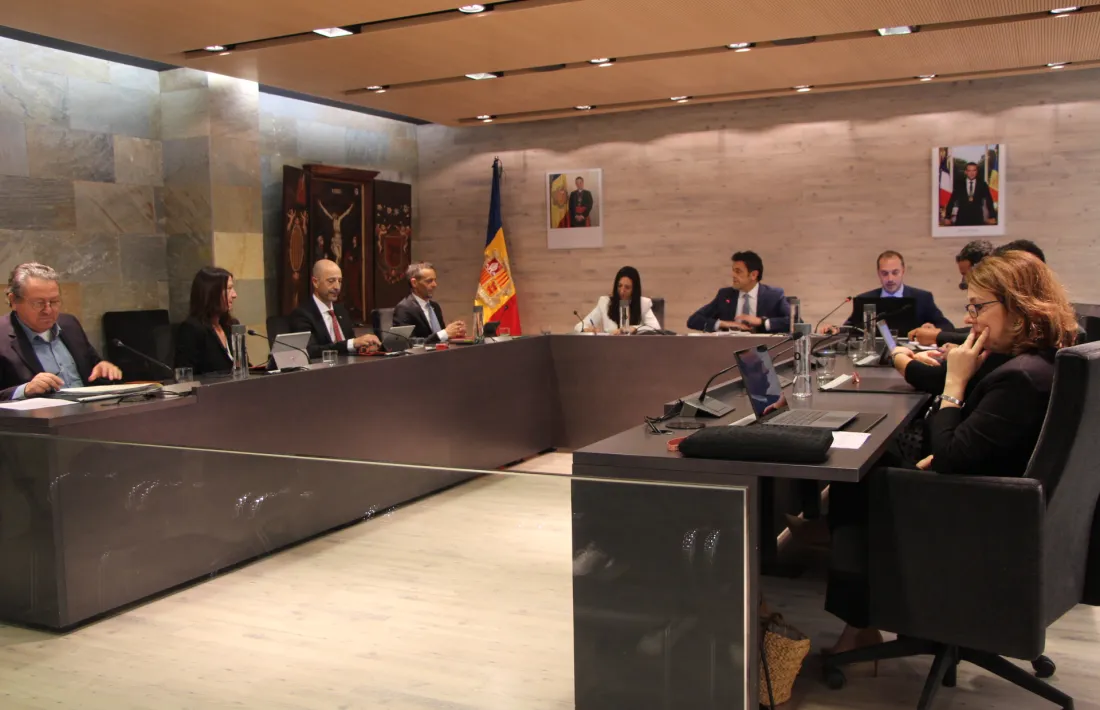 Sessió del Consell de Comú d'Ordino.