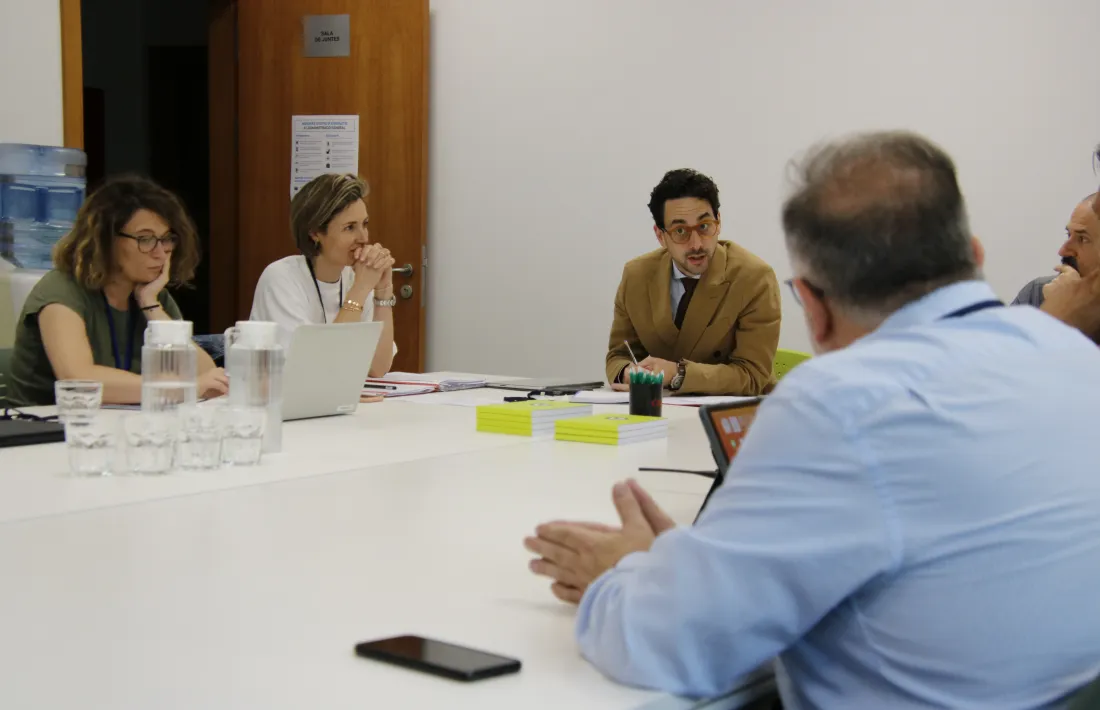 Casal presidint la Comissió d'Informació i Vigilància del Centre de Tractament de Residus