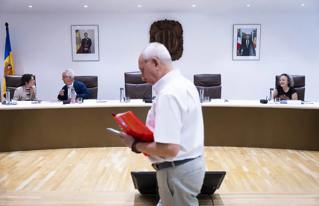 Un moment del consell de la gent gran d'Andorra la Vella.