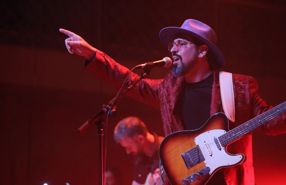 El cantautor massanenc, ahir a l’Auditori.