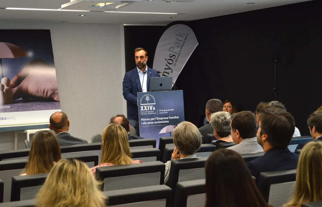 El president de l'EFA, Daniel Armengol.
