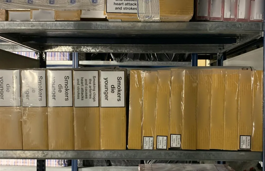 Tabac decomissat per la Policia.