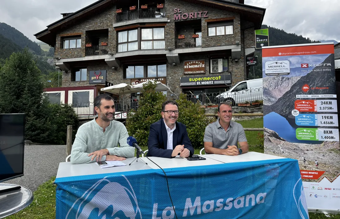 Un moment de la presentació del nou Merrell Mountain Festival Comapedrosa.
