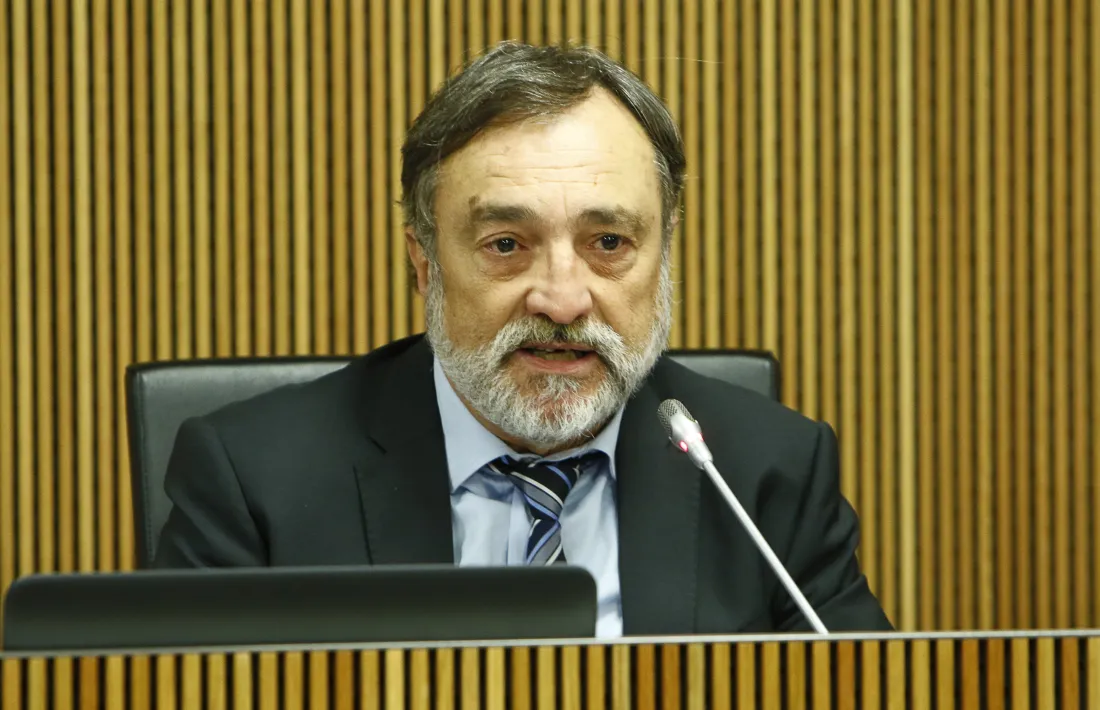 El raonador del ciutadà, Marc Vila, en una compareixença al Consell General.