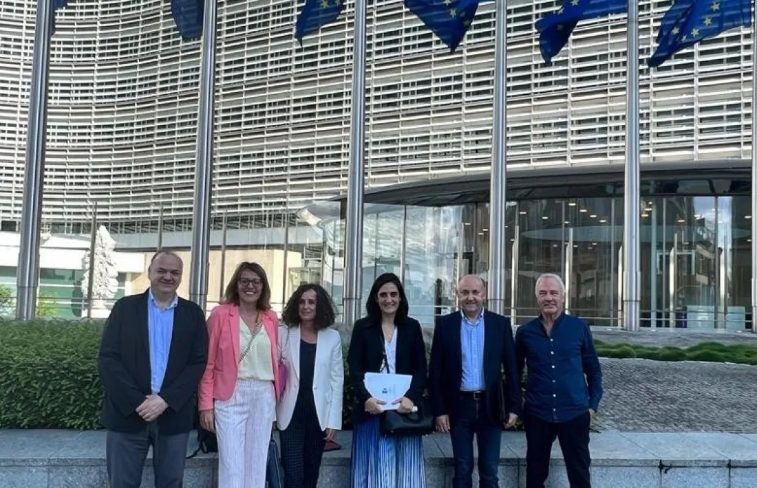 La delegació de la CCIS desplaçada a Brussel·les.