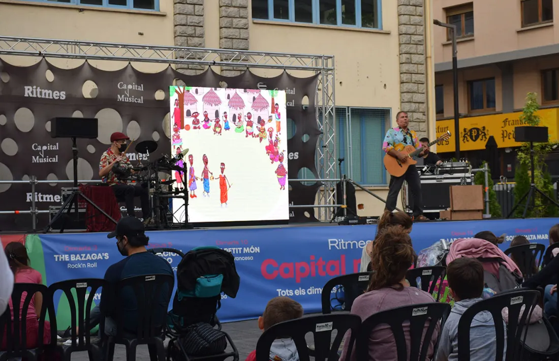 Una de les actuacions del Ritmes Menuts d'una edició passada.
