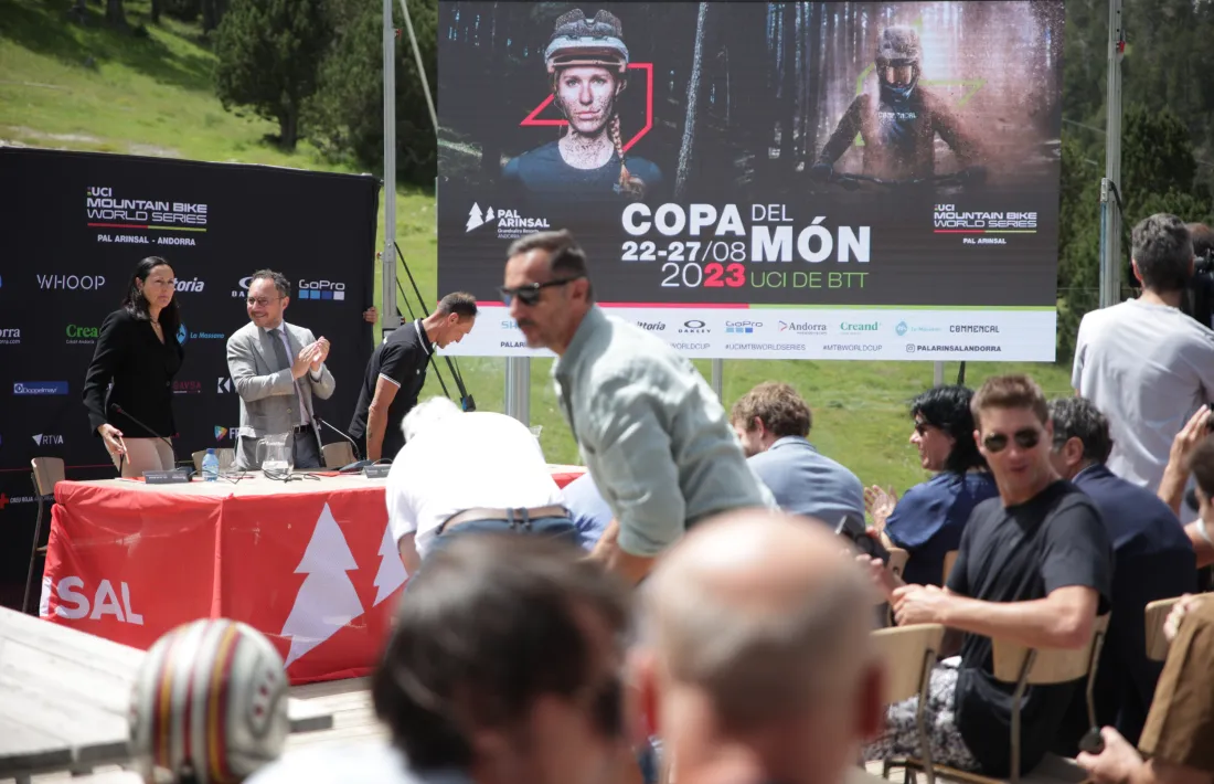 La Copa del Món de BTT, que serà la novena al país, es va presentar ahir oficialment a Pal i ho va fer acompanyat pel vent.
