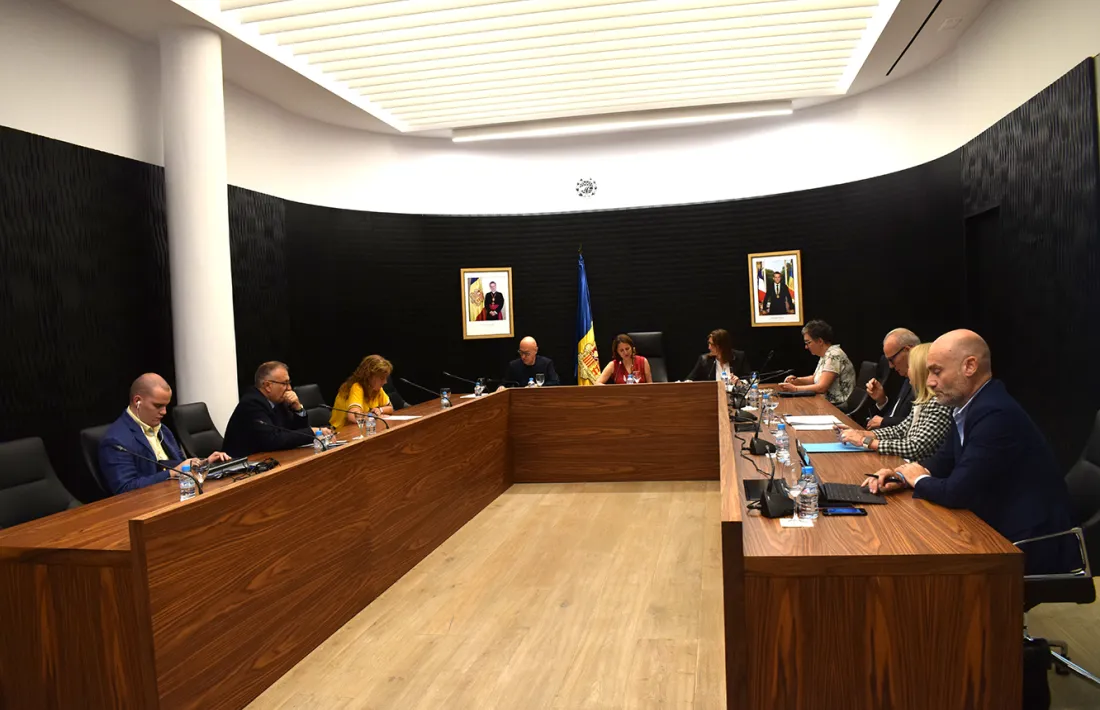 La sessió del Consell de comú d'Escaldes-Engordany.