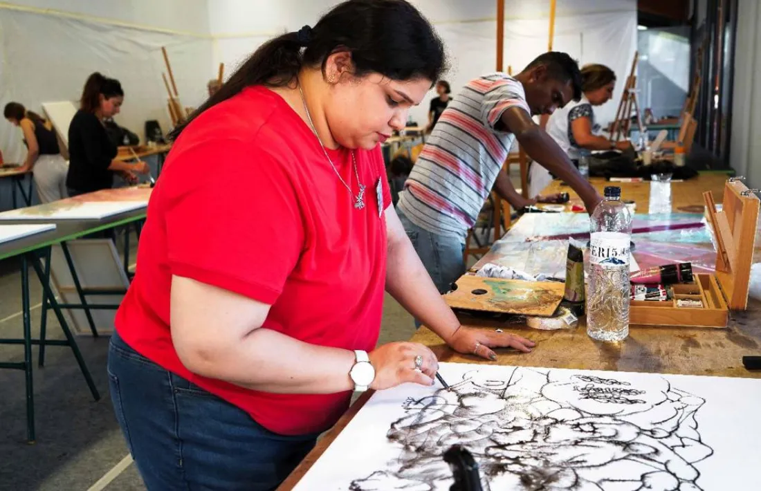 Shrutika Gusavi, la representant de l’Índia.