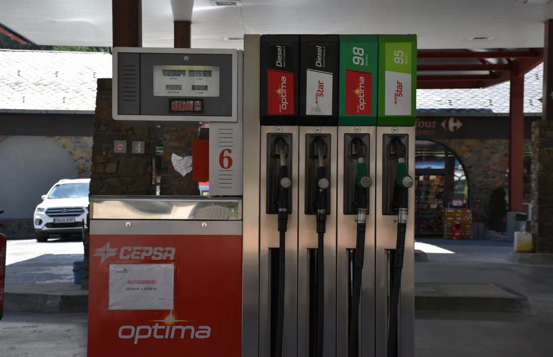 Una estació de servei.