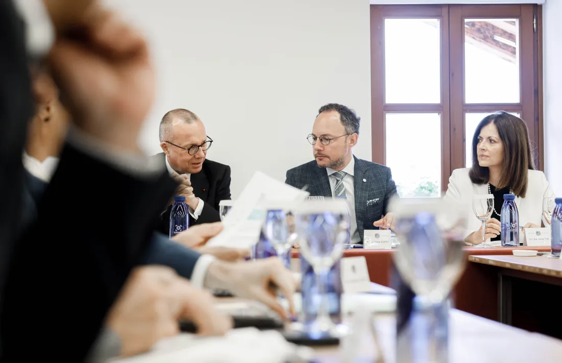 Un moment de la trobada. 