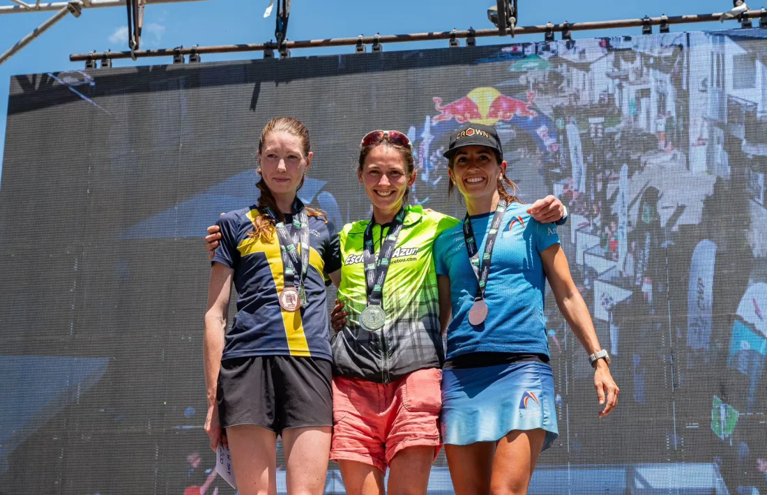 'Ari' Fenés, tercera de la combinada dels Campionats d'Europa.